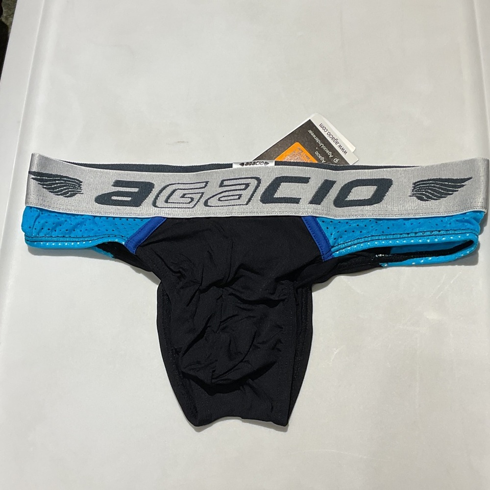 Agacio Black and Blue Briefs